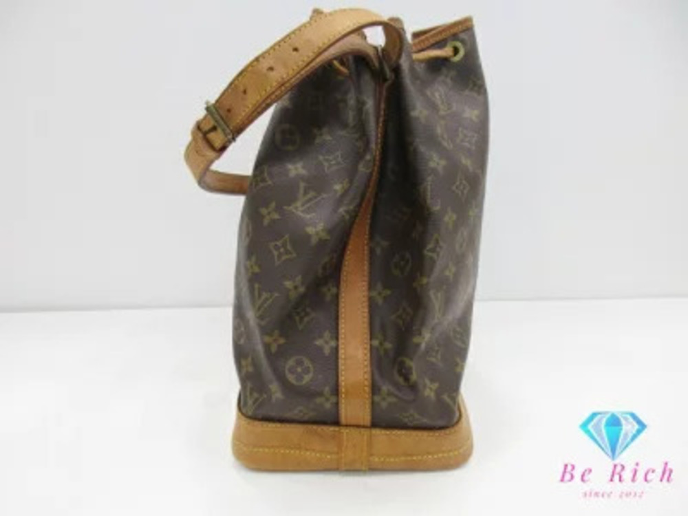 Louis Vuitton Drawstring LV Hobo Handbag Shoulder Noe Bag Monogram Brown